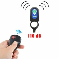 Brandless Antivol Avec Alarme Télécommandée 110 Db Sur Cadre Vélo -Éclairages Vélo Soldes antivol avec alarme telecommandee 110 db sur cadre velo full 6
