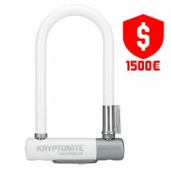 Antivol Vélo Kryptolok Mini 7 Blanc - Kryptonite