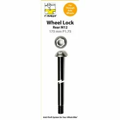 Antivol Pour Roues Avant Et Arrière à Axe Traversant M12 Pinhead -Éclairages Vélo Soldes axe antivol traversant roue arriere m12 175 1.75