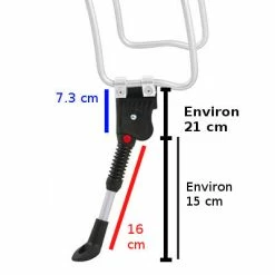 Béquille Vélo Latérale Pour Porte-bagages Low Rider Hebie -Éclairages Vélo Soldes bequille velo laterale pour porte bagages low rider hebie full 3