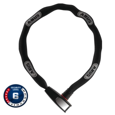 Chaîne Antivol Vélo 75 Cm Maillon 6 Mm Noir Catena Abus 1 Chaîne Antivol Vélo 75 Cm Maillon 6 Mm Noir Catena Abus