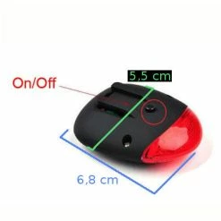 Jing Yi Feu Solaire Arrière Pour Vélo -Éclairages Vélo Soldes feu solaire arriere pour velo full 6