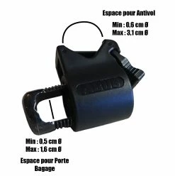 Fixation UGH 02 Pour Antivol U Sur Porte Bagage ABUS -Éclairages Vélo Soldes fixation ugh 02 pour antivol u sur porte bagage abus full 4