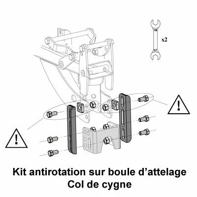 Mottez Kit Antirotation Pour Boule D'attelage 3 Mottez Kit Antirotation Pour Boule D'attelage – Image 3