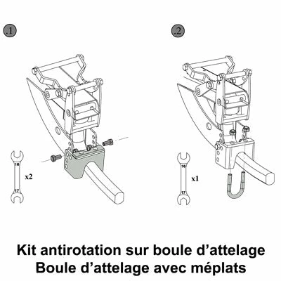 Mottez Kit Antirotation Pour Boule D'attelage 5 Mottez Kit Antirotation Pour Boule D'attelage – Image 5
