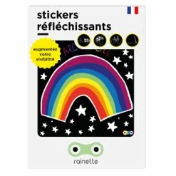 Sticker Réfléchissant Autocollant Vélo Rainette -Éclairages Vélo Soldes sticker reflechissant autocollant velo rainette full 4